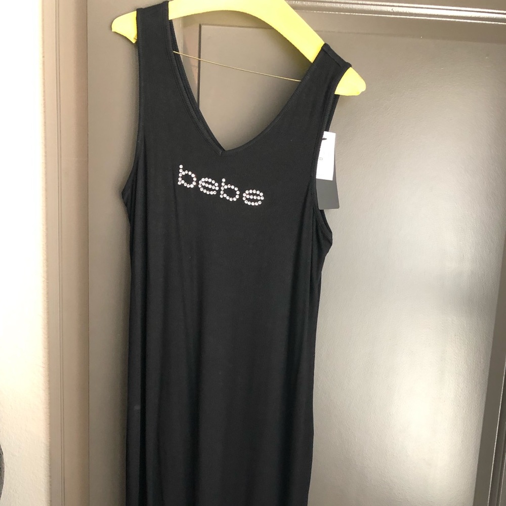 Bebe Tank Dress (ribbed)